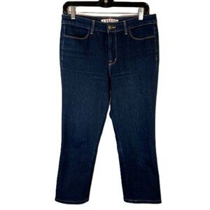 J Brand Bardot Pedal Pusher Capri Jeans Dark Wash 4 Way Stretch Size 29